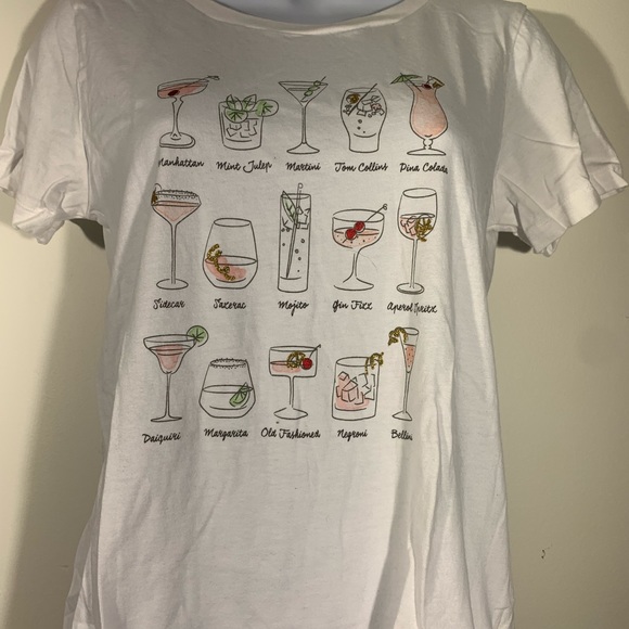 JCREW Collector Tee Cocktail Print - Picture 8 of 9